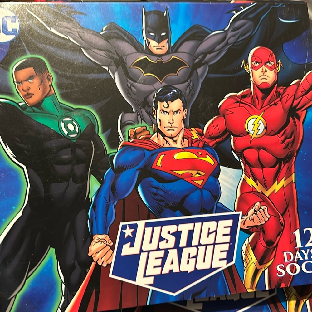 🥷🏿🥷🏿🥷🏿12 DAYS OF SOCKS!! JUSTICE LEAGUE!!